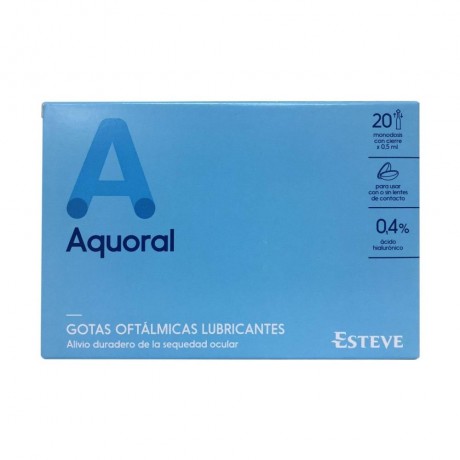 AQUORAL 0,4% 0,5 ML 20 MONOD